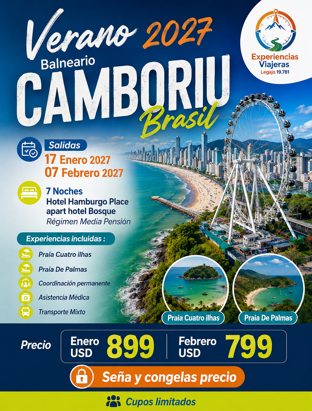 Oferta Balneario Camboriú Brasil